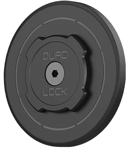 Kit Support Voiture Quad Lock Avec Coque MAG Et Chargeur Sans Fil - Pour Porte-Gobelet 70-100mm