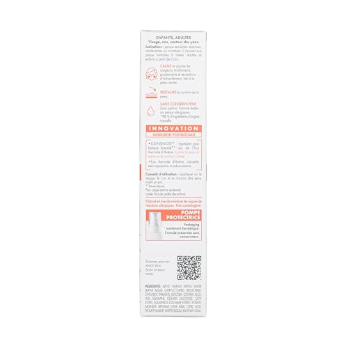 AVÈNE TOLERANCE CONTROL SOOTHING SKIN RECOVERY CREAM, FOR HYPERSENSITIVE DRY SKIN, RESTORES SKIN BARRIER, CALMS SENSATIONS OF SKIN DISCOMFORT, STERILE PUMP, FACE MOISTURIZER, FRAGRANCE-FREE 1.3 FL OZ