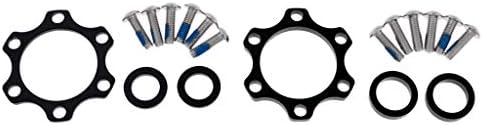 MagiDeal Alloy Boost Hub Conversion Kit Flange Adapter for Bycicle Front/Rear Hub - Front Rear Set, as described
