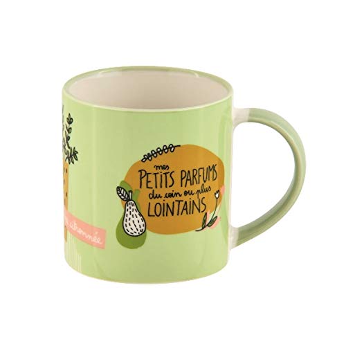 Derrière la Porte Adiscio Mug with"Mes Petits Parfums" ("My Little Perfumes") [French Language]