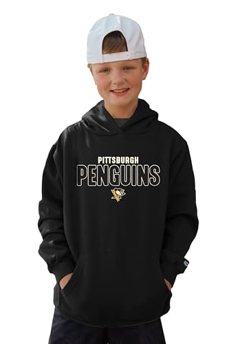 Blue 84 Pittsburgh Penguins NHL Officially Licensed Youth Hooded Sweatshirt Vol…