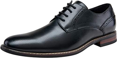 JOUSEN Men's Dress Shoes Plain Toe Oxford Classic Formal Derby