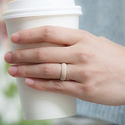 ThunderFit Silicone Wedding Bands for Women - 5.5mm