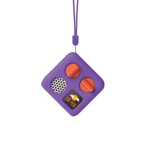 Yoto Mini Adventure Jacket in Grape Soda (Purple) with Matching Wrist Lanyard – Accessory for Kids Mini Audio Device, Anti-Slip Silicone Skin Cover, Fitted Protective Sleeve Case