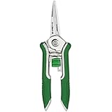 SHINE HAI Soft-touch Micro-Tip Pruning Snip 6'' Gardening Hand Pruning Shear Trimming Scissors with Stainless Steel