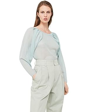 Mango Women's Mesh Design Sweater