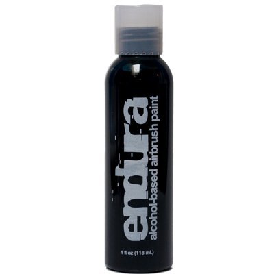 4 oz Black Endura Ink Alcohol Based Airbrush Makeup