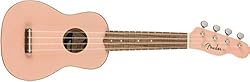 Fender Venice Soprano Ukulele, Shell Pink