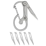 RovyVon Titanium Carabiner U4 with Folding Utility