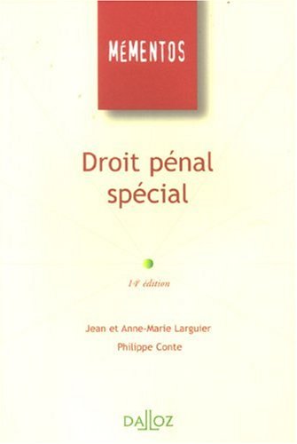 Droit pénal spécial