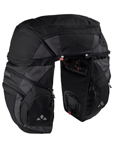 VAUDE Fahrradtasche für Gepäckträger Karakorum Pro 68L – Schwarz