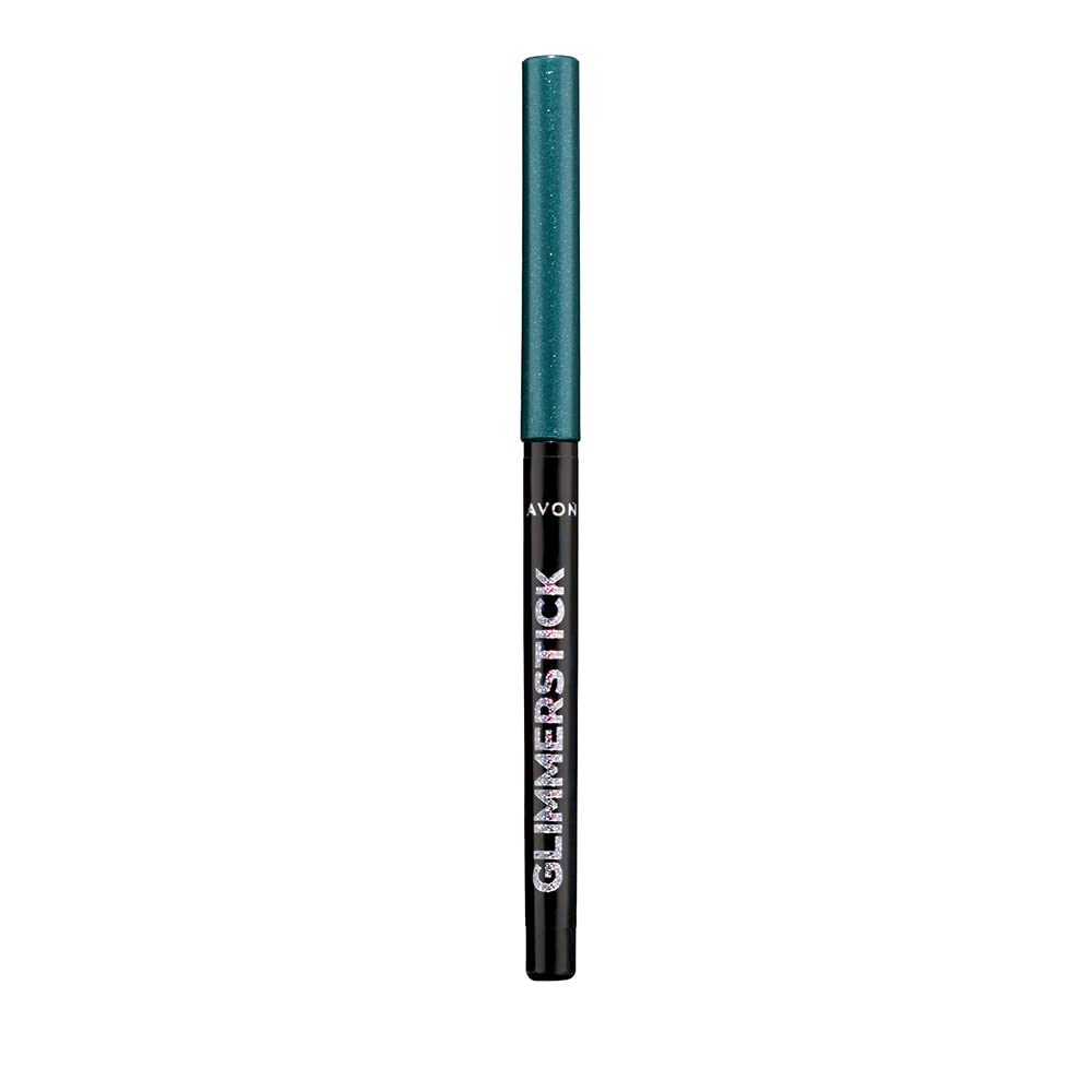 Avon Glimmerstick Diamonds Shimmery Waterproof Eyeliner Teal Sparkle With Vitamin E 0.28g