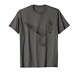 Flying Peregrine Falcon Bird T-Shirt