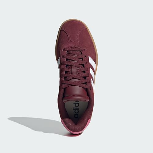 Sapatos Junior VL Court Bold para crianças unissex, fusão Shadow Red/Cloud White/Rosa, 39 1/3 EU