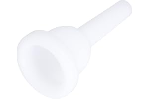 MT-20 Tuba Mouthpiece ABS Plastic Embouchure for Tuba Durable and Lightweight Tuba Mouthpiece Wind Instrument Accessory White