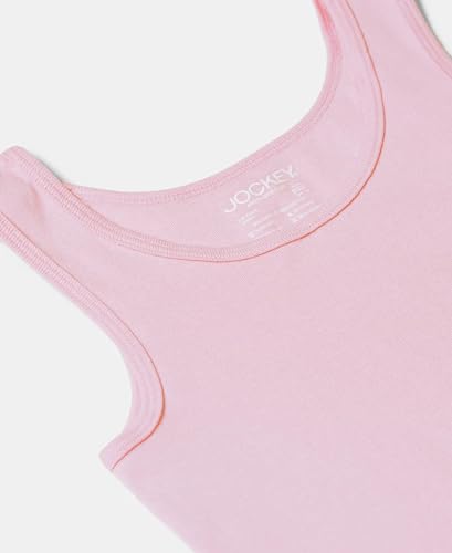 Jockey Cotton Girl'S Regular Fit Tank Top (SG02_Sweet Lilac 11-12 Years), Purple 1