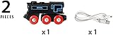 BRIO World Rechargeable USB Train Engine Battery Powered Locomotive Lights view 5