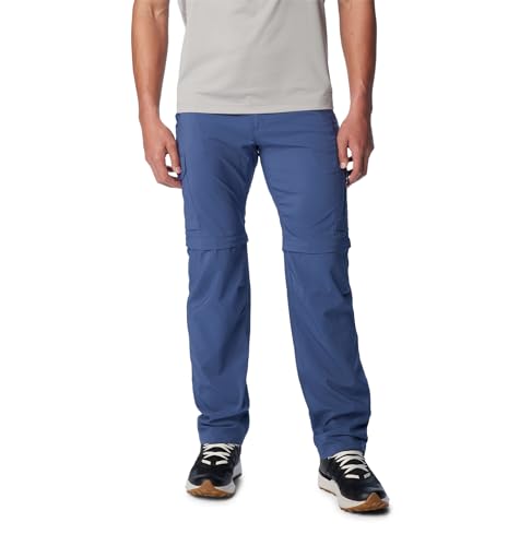 Columbia Mens Utility Convertible Trousers, Silver Ridge