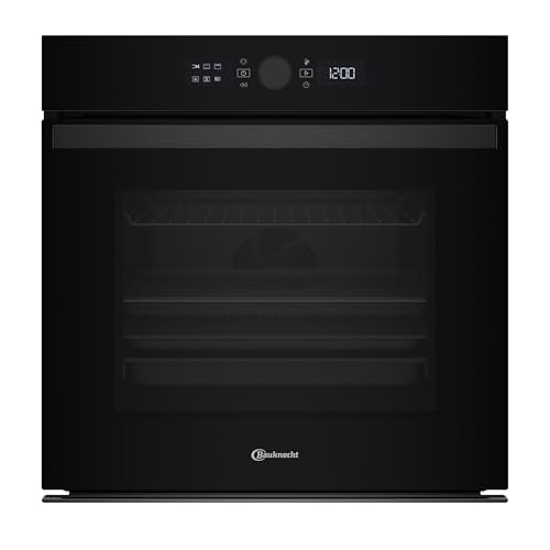 Bauknecht BBI4S8HM1SK Four a convection encastre, 60 cm, 73 litres, cuisson multi-niveaux, fonction AirFry, fonction air chaud/pizza a haute temperature, intelligence dynamique, multiflux actif