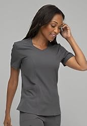 HeartSoul Women Scrubs Top V-Neck Break On Through