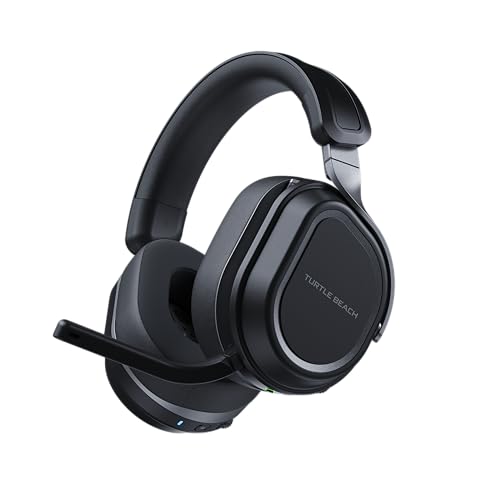 Turtle Beach Stealth 700 Negro PC Auriculares de Juego Inalambricos con 80hr Batería, Altavoces de 60 mm, Transmisores Duales y Bluetooth para PC, PS5 y PS4