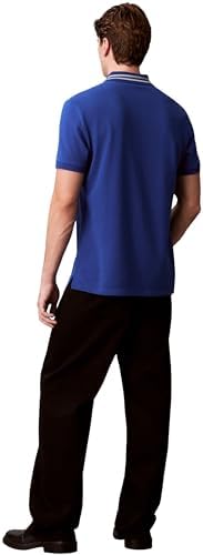Polo piqué Monogramme SS LV04RC276G pour Homme, Bleu (Chase Blue), L, Bleu (Chase Blue), L
