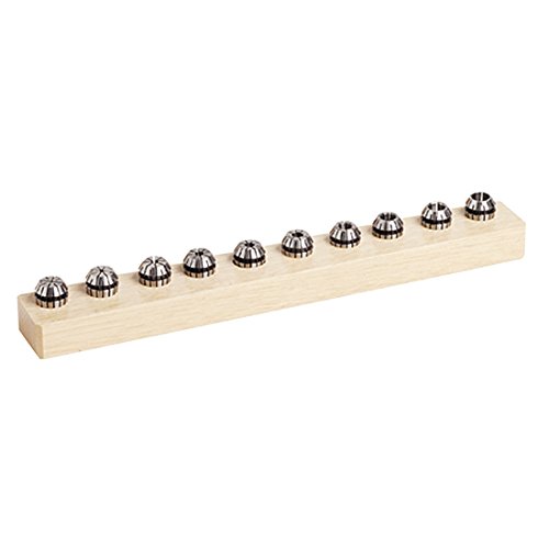 Photo 1 of Techniks 04209IS | 10pc ER16 Collet Set 3/32"-3/8" X 1/32