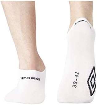 Meias Leves Masculinas - Pack de 6 - Meias Masculinas de Roupa Desportiva, Tecido Macio ou Acolchoado