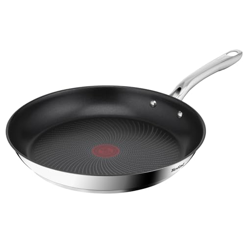 Tefal Infinite Pfanne Induktion 30 cm, Bratpfanne mit Antihaftversiegelung, Thermo-Signal bei idealer Brattemperatur, einfache Reinigung, für alle Her
