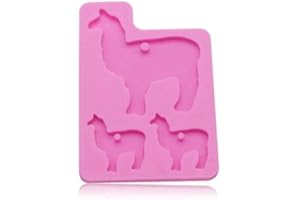 DIY STENCIL Llama Mold, Llama Family Keychain Mold,Llama Silicone Mold, Llama Family Resin Mold, Llama Mould, Llama Chocolate Mold, Llama Cake Mold