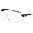 Caterpillar Rebel 113-AF Safety Glasses, Black/Grey Clear Lens