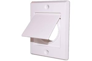 ZORAYI Central Vacuum Exhaust Vent for All Central Vacuum Systems. Fits: Electrolux Eureka Filtex Frigidaire Hayden Honeywell Imperium MD Nadair Nutone and Many More White