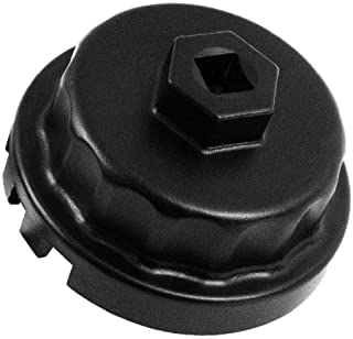 Photo 1 of HiSport Oil Filter Wrench Replacement for Toyota, Lexus, RAV4, Camry, Tundra, Highlander, Sienna and More-Cup Style Oil Filter Cap Removal Socket Tool for 2.5-5.7L Engine with 64mm Housing