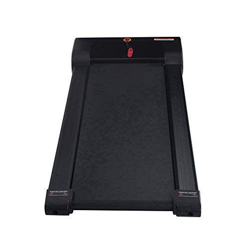 Sunny Health & Fitness Walkstation Slim Flat Treadmill for Under Desk
