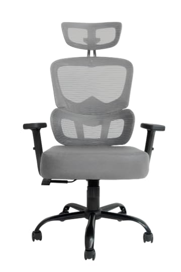 Photo 1 of (PARTIAL SET) Titano MUNIC Ergonomic Office Chair Comfort Design with Leather Padded Seat,360 Wheels with Full Steel-Reinforced Body Support, Gray