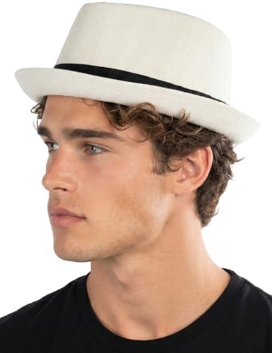 EPOCH Men's Classy Travel Crushable 2tone Derby Fedora Upturn Curl Brim Hat (as1, Alpha, s, m, Black) at Amazon Men's Clothing store EPOCH Men's Classy Travel Crushable 2tone Derby Fedora Upturn Curl Brim Hat (as1, Alpha, s, m, Black) at Amazon Men's Clothing store