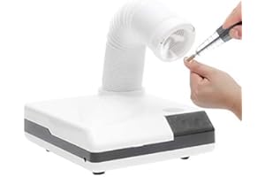 Global 60W 2 in 1 Powerful Mini Desktop Vacuum Cleaner Instrument Dust Collector Extract Mobile Suction Lab Nail Art Salon Ma