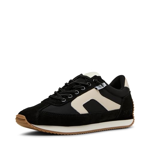 Blondo Women's Emara Sneaker, Black Suede, 7.5