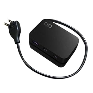CIO 電源タップ USB付 Polaris CUBE Built in CABLE 卓上 旅行 持ち運び 延長コード 0.5m