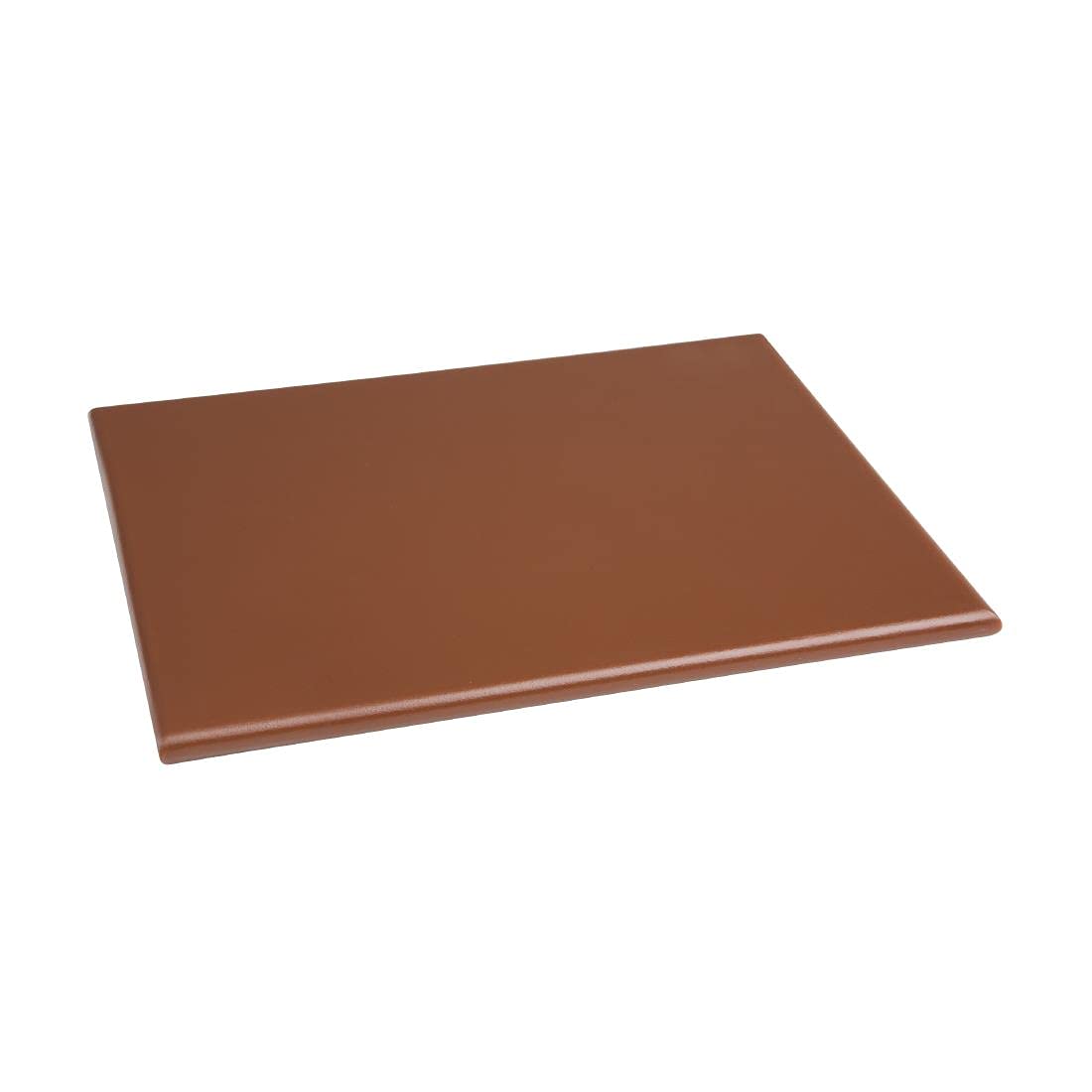 Hygiplas High Density Brown Chopping Board Small 305x229x12mm - Colour Coded, Dishwasher Safe Cutting Board HC864