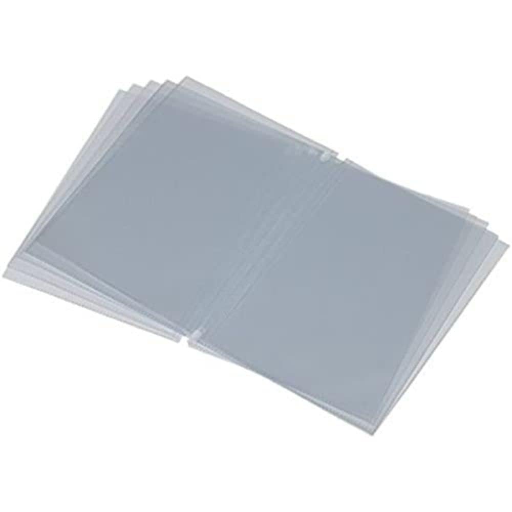 Securit A5 Plastic Inserts for Restaurant Menu Holders, Set of 10 Paper Refill Pockets Suitable for Restaurant, Bar or Cafe Menu Holder - Wipe Clean Menu