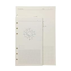 A6 Time Planning Refill Paper for 6 inch A6 6-Holes