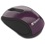 Verbatim Wireless Mini Nano Travel Mouse, Purple 97473