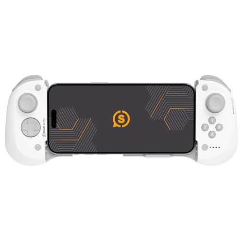 Scuf NOMAD Mando iPhone Inalámbrico para Móviles – Paletas Traseras – Sticks Antidrift – Bluetooth 5.0 Conectividad – PS Remote, Xbox Game Pass, Apple Arcade, Steam Link – Blanco