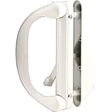 Sliding Patio Door Handle Set for Milgard, White