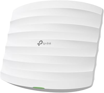 Festa F54 | AC1750 Ponto de Acesso WiFi de Dupla Banda 5, Montagem no Teto, 1× porta PoE Gigabit, Gestão Centralizada na Cloud Gratuita, Configuração e Utilização Simples, Sem necessidade de TI.