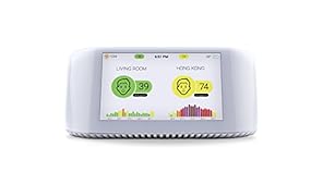 AirVisual Node Air Quality Monitor, High Accuracy Laser PM2.5 Particle Sensor, CO2, RH, Temp, Wi-Fi