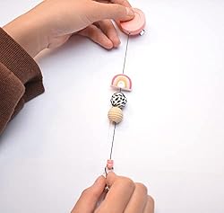 Lantintop Silicone Bead Retractable Badge Holders