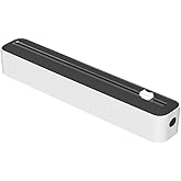 Sonile Plastic Wrap Dispenser with Cutter | Black | Fits 12-Inch Wide, 100-Foot Rolls (Up to 1.65" Diameter) | with Cling Film | Magnetic & Suction