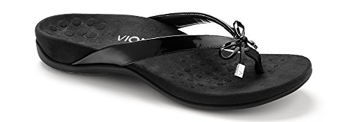 VionicWomen's Rest Bella Toe Post Sandal- Supportive Ladies Orthotic Sandals that include Three Zone Comfort with Arch Support- Flip Flop for Ladies, Medium and Wide Width Size 5-12